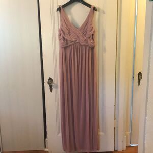 Dusty Pink Bridesmaid / Prom Gown